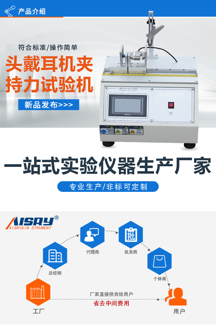 耳機夾持力試驗機 耳機夾持力試驗機